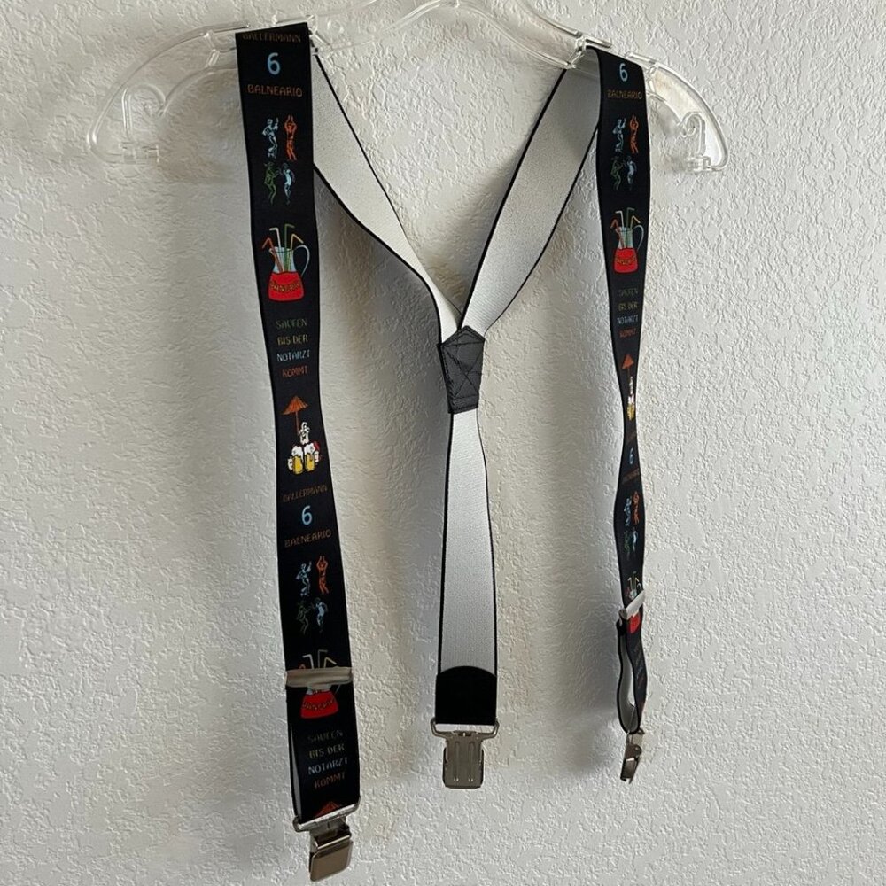 Vintage Oktoberfest Ballermann Suspenders - Picture 2 of 5
